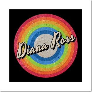 Vintage Style circle - Diana Ross Posters and Art